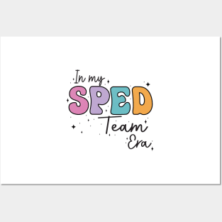 In My SPED Team Era Shirt for Back to School Gift for SPED Teacher Team Shirt Gift for Special Education Teacher Team Gift Posters and Art